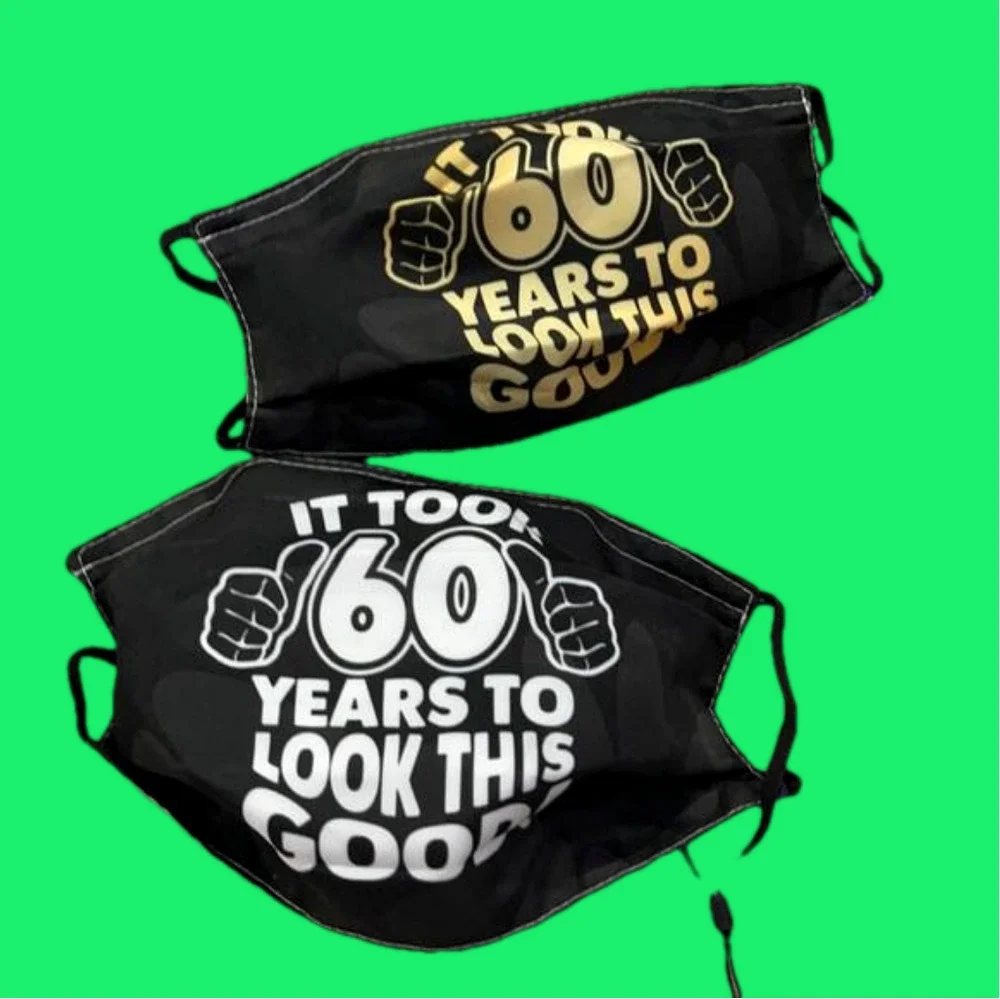 New set/2 It Took 60 years to look this good masks